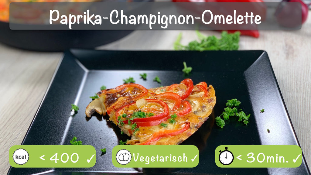 Paprika-Champignon-Omelette