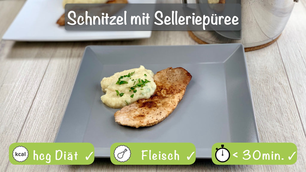 Schnitzel mit Selleriepüree