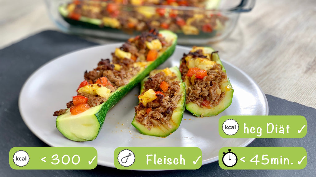Zucchini-Boote